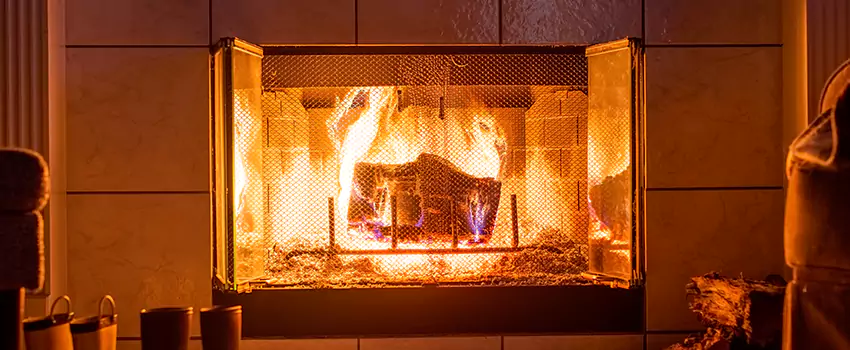 Mendota Hearth Landscape Fireplace Installation in Kirksville, Missouri